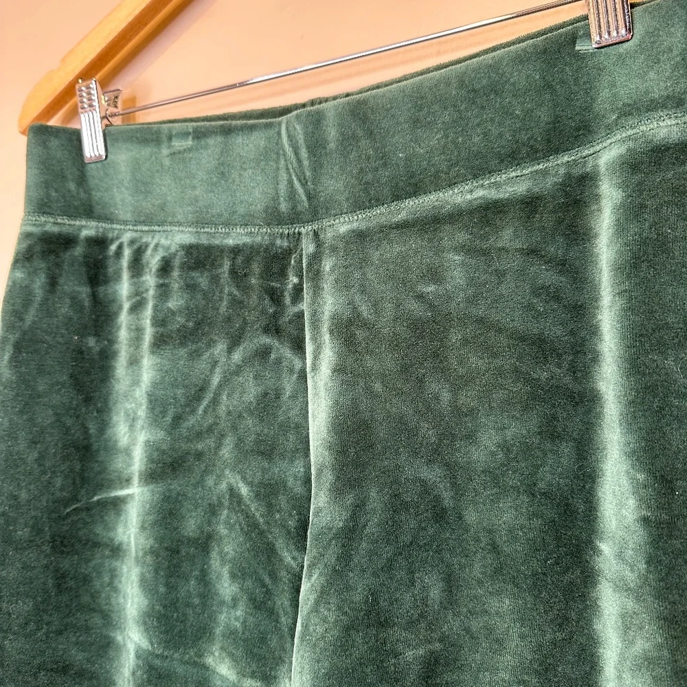 Talbots | Cozy Velvet Velour Elastic Waist Pull On Wide Legged Luxe Pants